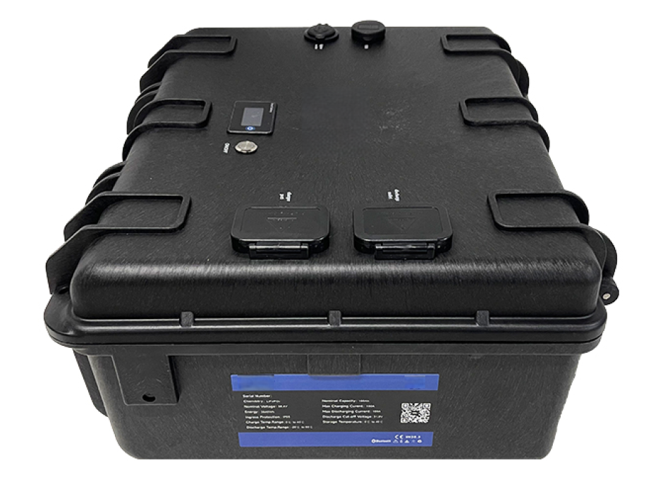 Batteria a Valigetta al Litio 36V 100Ah LiFePO4 Smart BMS con Bluetooth Painestore