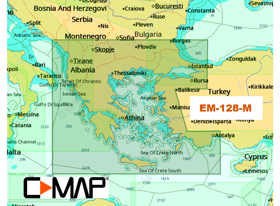 C-MAP Cartografia 4D MAX+ Local  Painestore