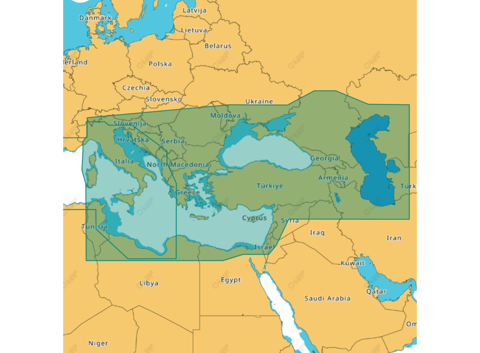 C-MAP Cartografia 4D MAX Wide  Painestore