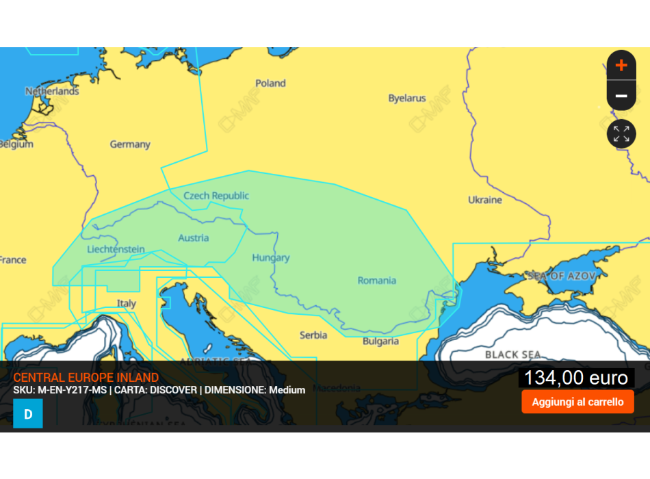 C-MAP Cartografia MAX-N+ LOCAL  SD-MicroSD Painestore