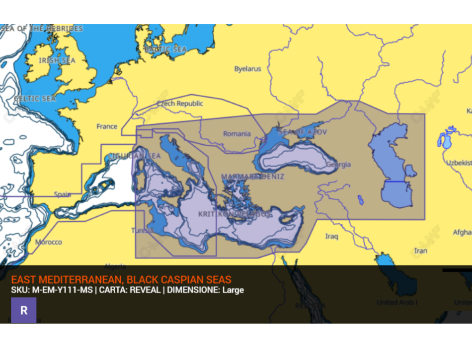 C-MAP Cartografia REVEAL Painestore