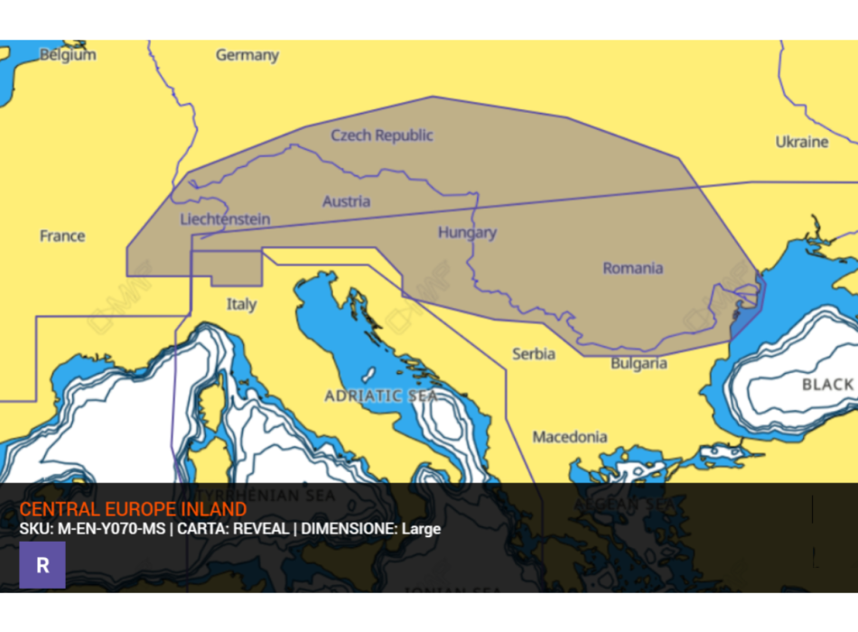C-MAP Cartografia REVEAL Painestore