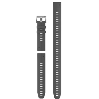 Cinturini QuickFit 22 Silicone, Slate Grey per diving Painestore