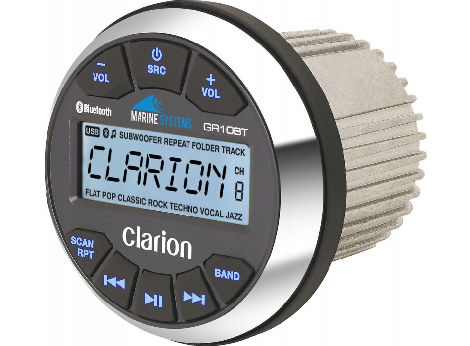 Clarion GR10BT Marine Media Center Painestore