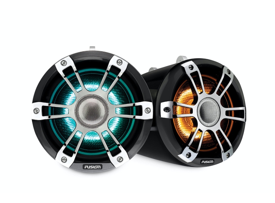 Fusion Wake Tower Speakers 6.5” sport chrome Painestore