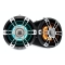 Fusion Wake Tower Speakers 8.8” sport crome
