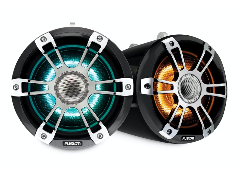 Fusion Wake Tower Speakers 8.8” sport crome Painestore