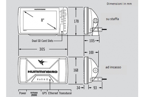 Humminbird  Helix 8 CHIRP G4N eco/GPS 