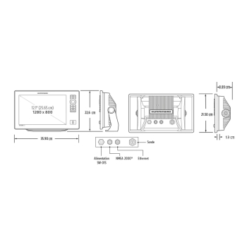 HUMMINBIRD XPLORE 12 CHIRP CMSI+ GPS Painestore