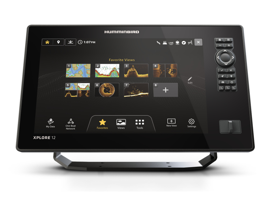 Humminbird XPLORE 12 CHIRP CMSI+ GPS Painestore