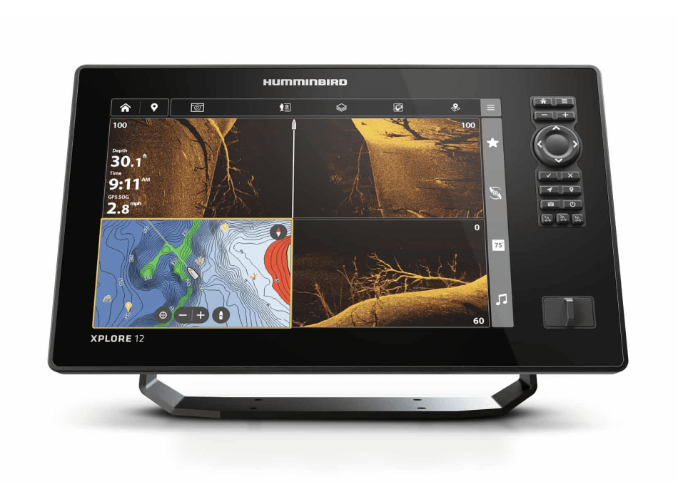 Humminbird XPLORE 12 CHIRP CMSI+ GPS Painestore