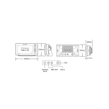 HUMMINBIRD XPLORE 9 CHIRP CMSI+ GPS Painestore