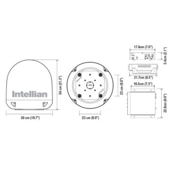 Intellian i4 45cm 4 Uscite  Painestore