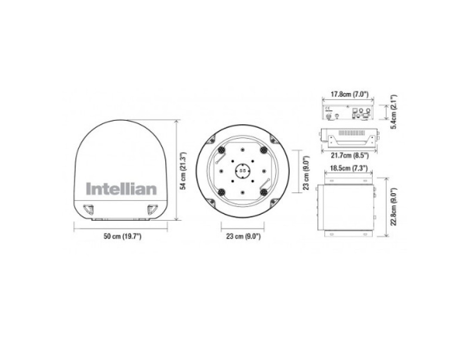 Intellian i4 45cm 4 Uscite  Painestore