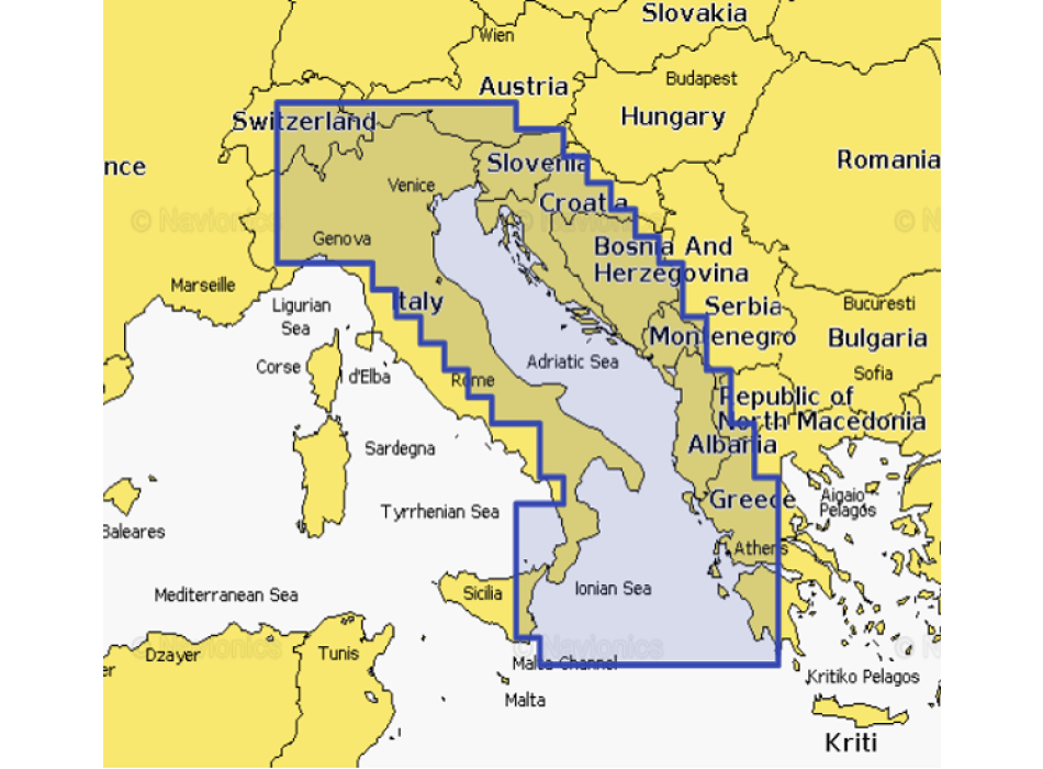 Navionics+ Regular micro-SD/SD Card Painestore