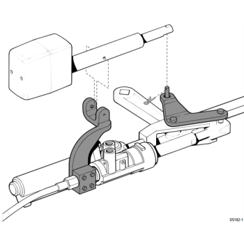 Raymarine Staffa per attuatore I/O M81138 (Bravo-Alpha 1/3) Painestore