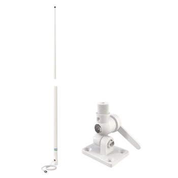 Shakespeare 427-N-KIT Antenna VHF 1,5mt BIANCA con Base Painestore