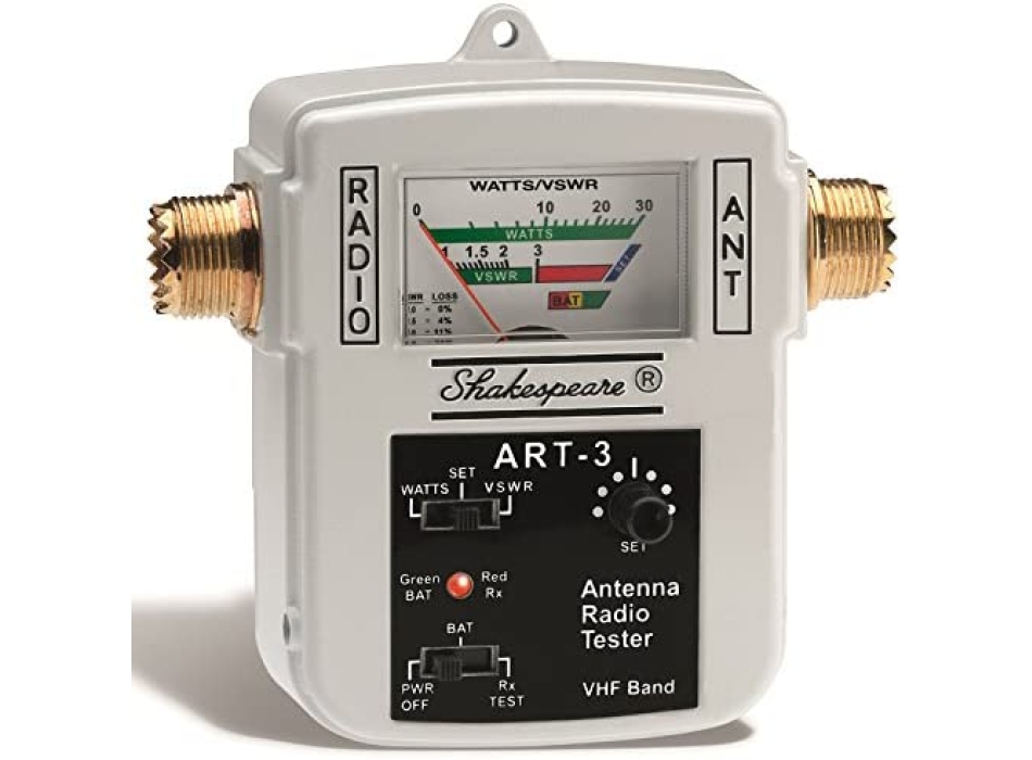 Shakespeare ART-3 Tester, Rosmetro VHF misuratore di ROS Painestore