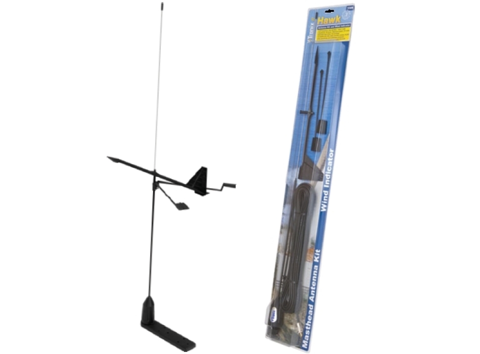 Shakespeare YHK Antenna VHF 0,9mt a stilo INOX con Windex Painestore