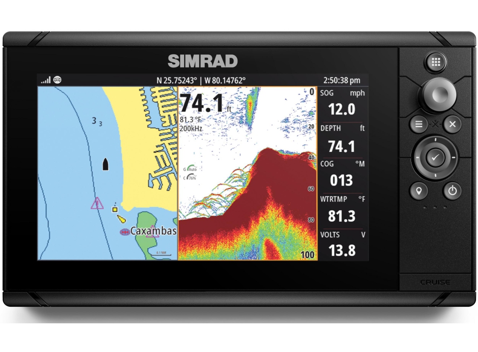 Simrad CRUISE 9 eco/GPS Freq, 83-200khz Painestore