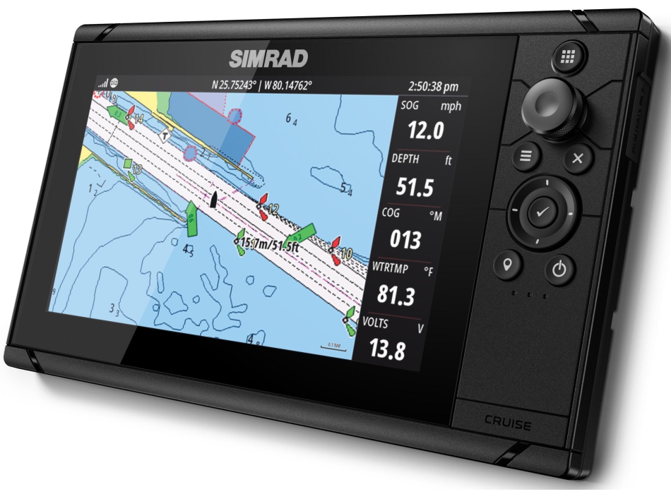 Simrad CRUISE 9 eco/GPS Freq, 83-200khz Painestore