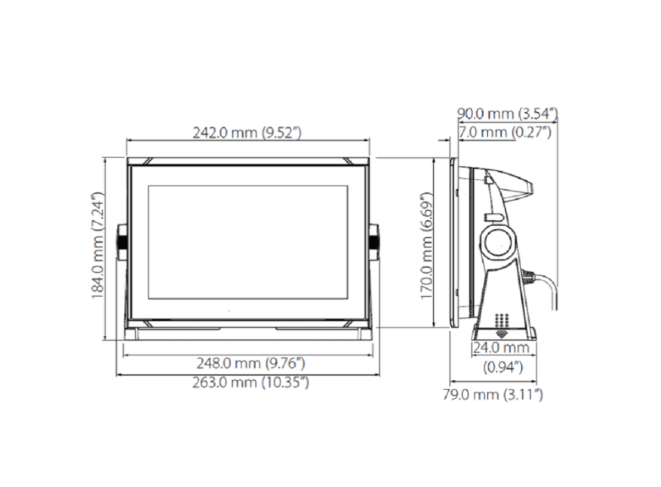 Simrad GO9 XSE Active 3-1 display 9" con Active 3-1 Painestore