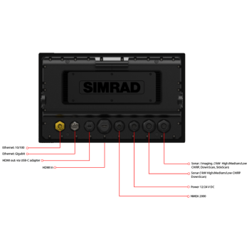 Simrad NSS 4 Display Multifunzione 12" Painestore