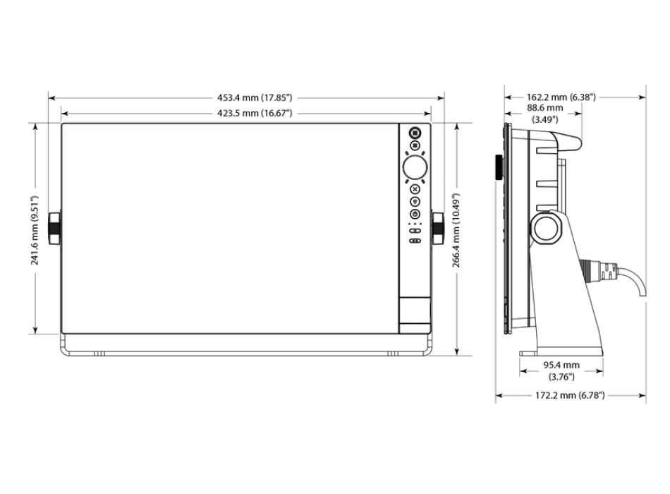 Simrad NSS 4 Display Multifunzione 16" Painestore