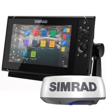Simrad NSS 9 evo3S Radar Pack con Halo 20+ Painestore