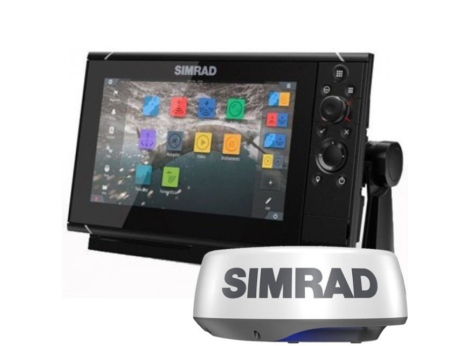 Simrad NSS 9 evo3S Radar Pack con Halo 20+ Painestore
