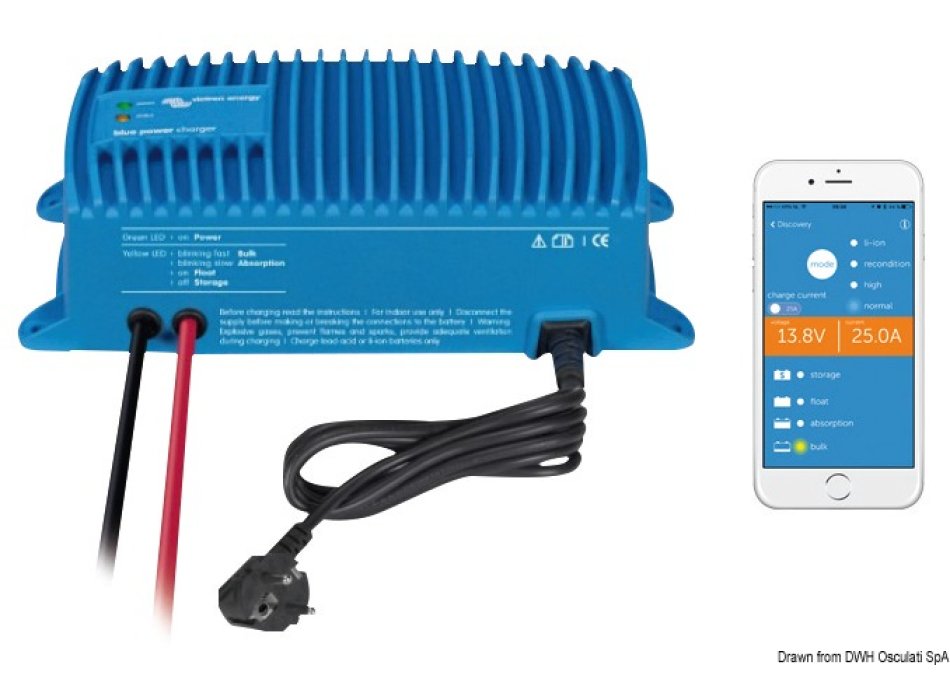 Victron Caricabatterie Blue Smart 12V/20A per batterie al Litio Painestore